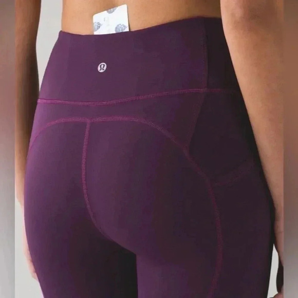 Lululemon leggings darkest magenta 4